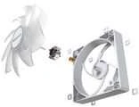 Montech GF120 baltas išardytas ventiliatorius
