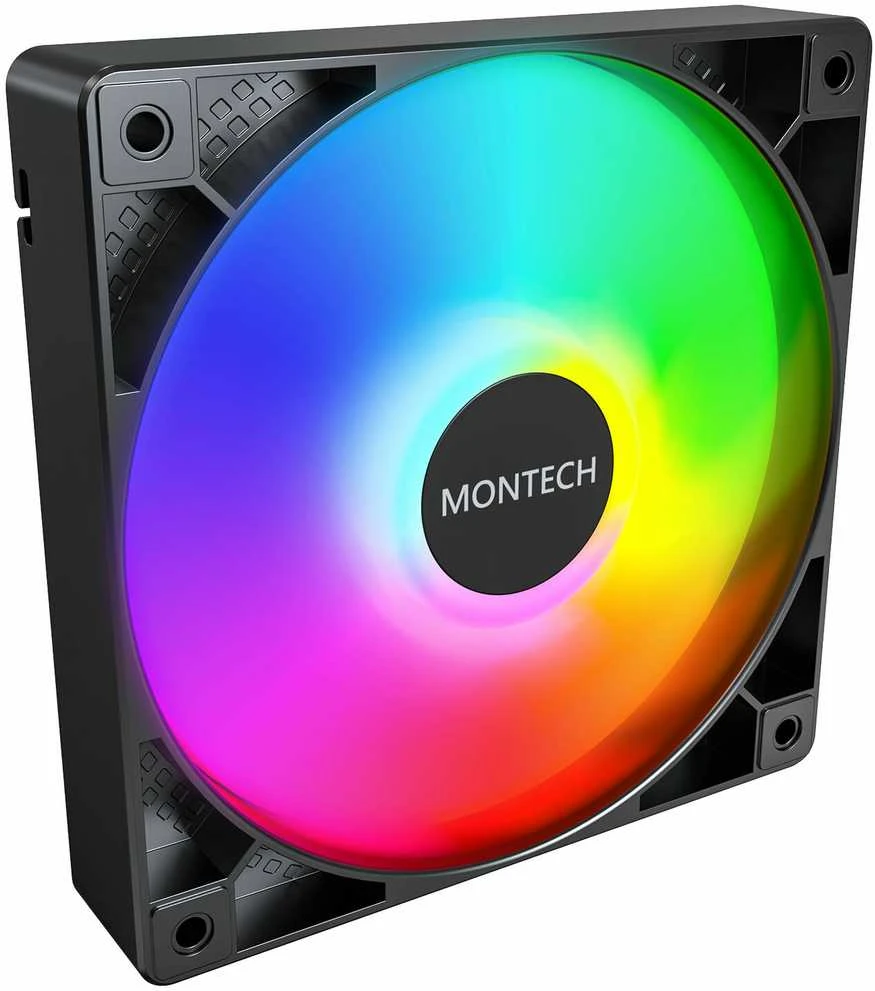 Montech GF120 PWM ARGB korpuso ventiliatorius – 120mm, juodos spalvos