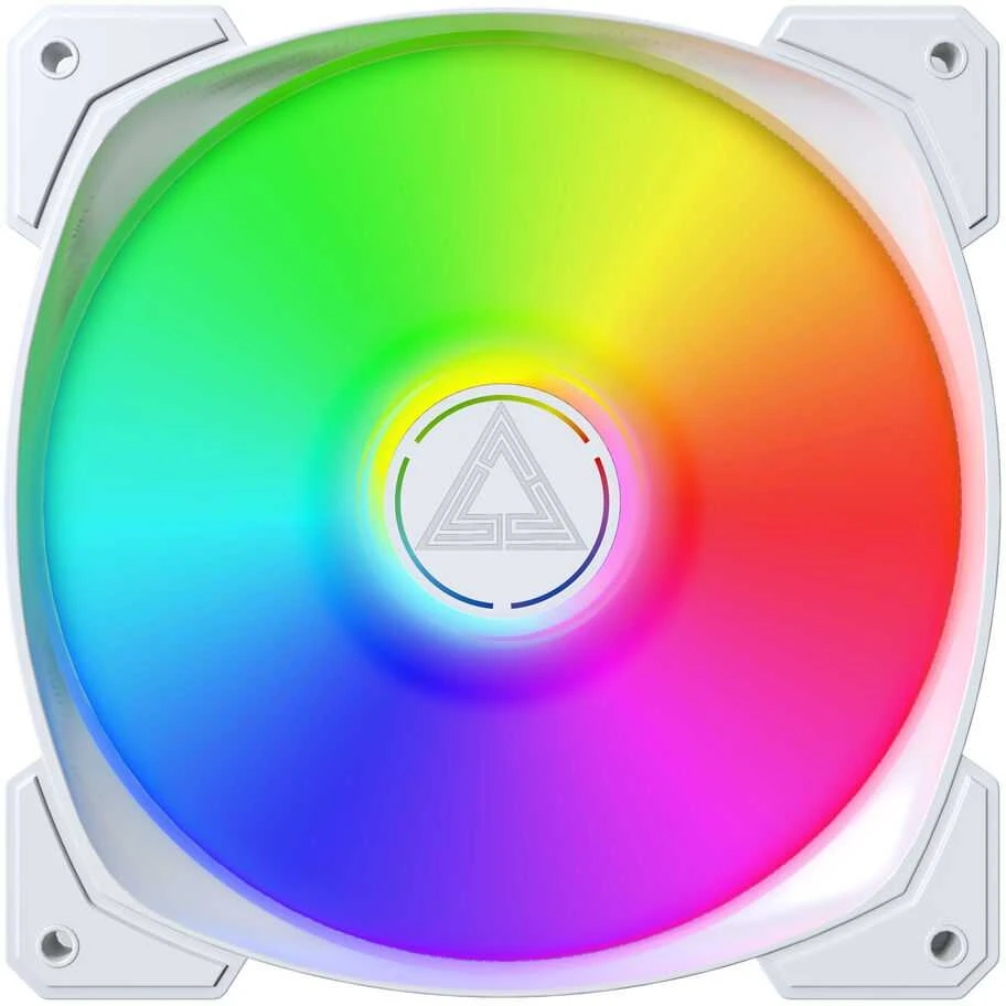 Montech HP140 PWM ARGB korpuso ventiliatorius, 3er Pack – 140mm, baltos spalvos