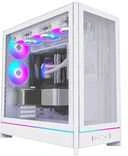 Montech HS01 PC-kompiuterio korpusas, Midi-Tower, ATX, aRGB, Tempered Glass – baltos spalvos