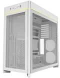 Montech HS01 PC-kompiuterio korpusas, Midi-Tower, ATX, aRGB, Tempered Glass – baltos spalvos