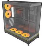 Montech HS02 PRO PC-kompiuterio korpusas, Midi-Tower, ATX, Tempered Glass, ARGB – juodos spalvos