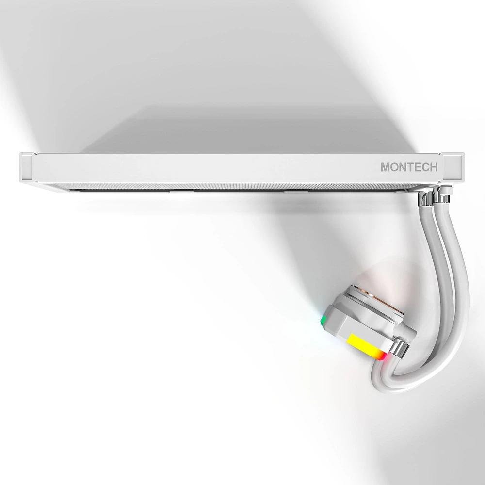 Montech Hyper Flow ARGB AIO vandens aušinimas, baltas Ø 360 mm