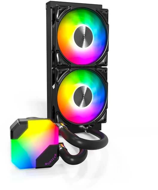 Montech 240mm aušintuvas su ARGB ventiliatoriais