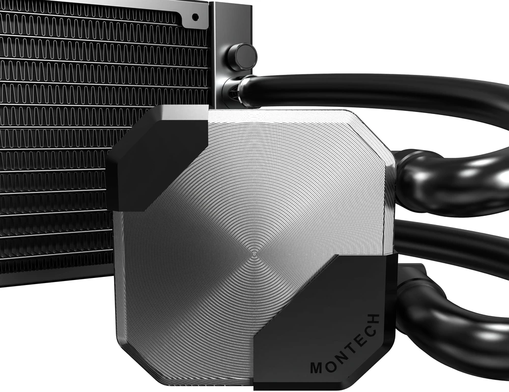 Vanduo Cooling Montech HyperFlow Silent AiO - 360mm, juodas
