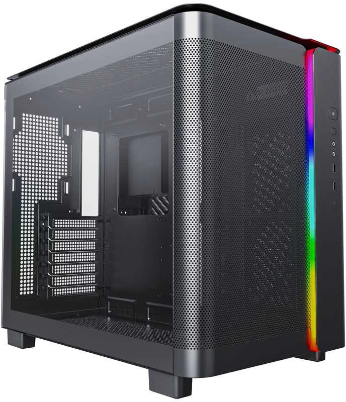 Montech KING 95 Midi-Tower, Tempered Glass, ARGB - juodos spalvos