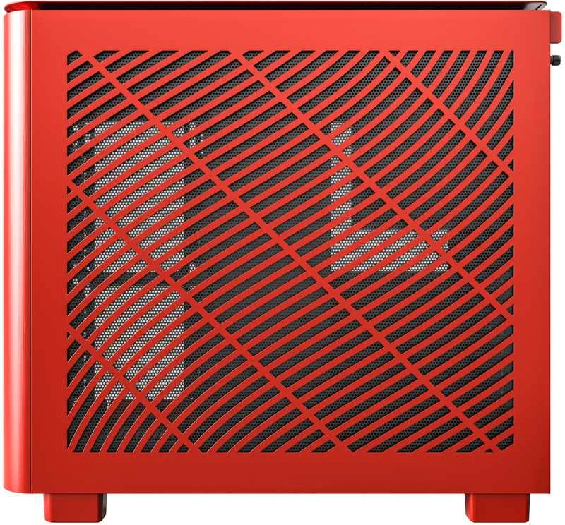 Montech KING 95 Midi-Tower, Tempered Glass, ARGB – raudonos spalvos