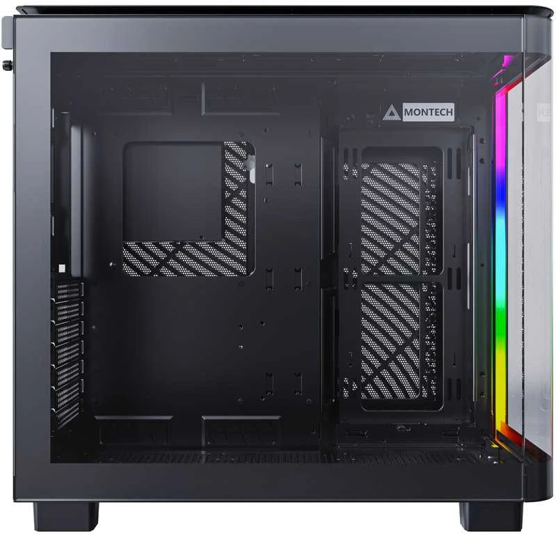 Montech KING 95 Midi-Tower, Tempered Glass, ARGB - juodos spalvos