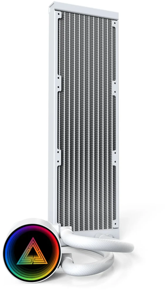 Montech „LightFlow ARGB AiO Vanduo Cooling“ – 360 mm, baltas