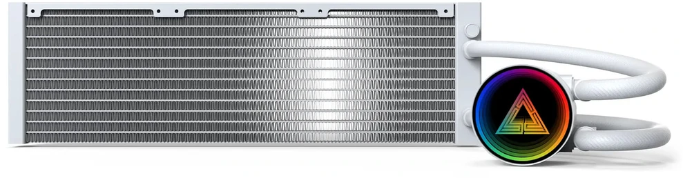 Montech „LightFlow ARGB AiO Vanduo Cooling“ – 360 mm, baltas