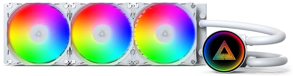 Montech „LightFlow ARGB AiO Vanduo Cooling“ – 360 mm, baltas