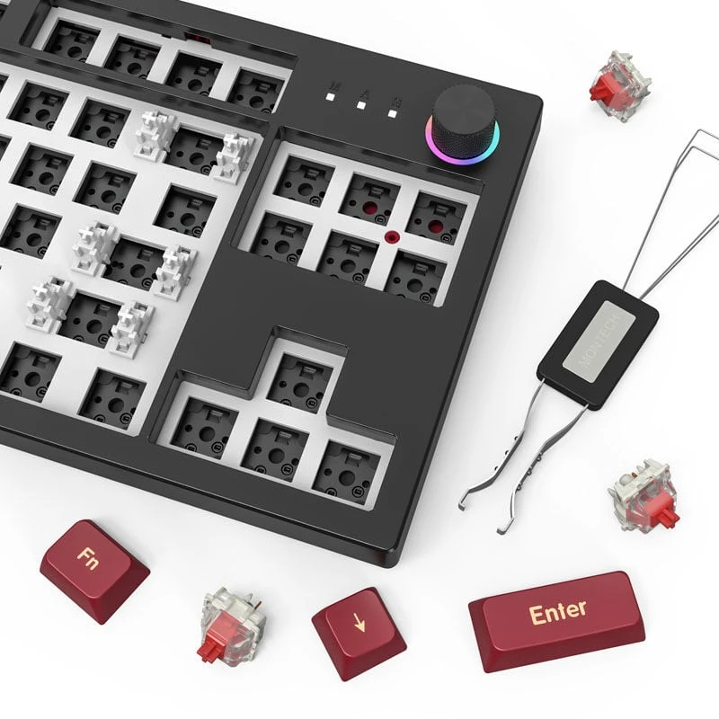 Montech MKey TKL Darkness Klaviatūra žaidimams – GateronG Pro 2.0 Raudona (US išdėstymas)