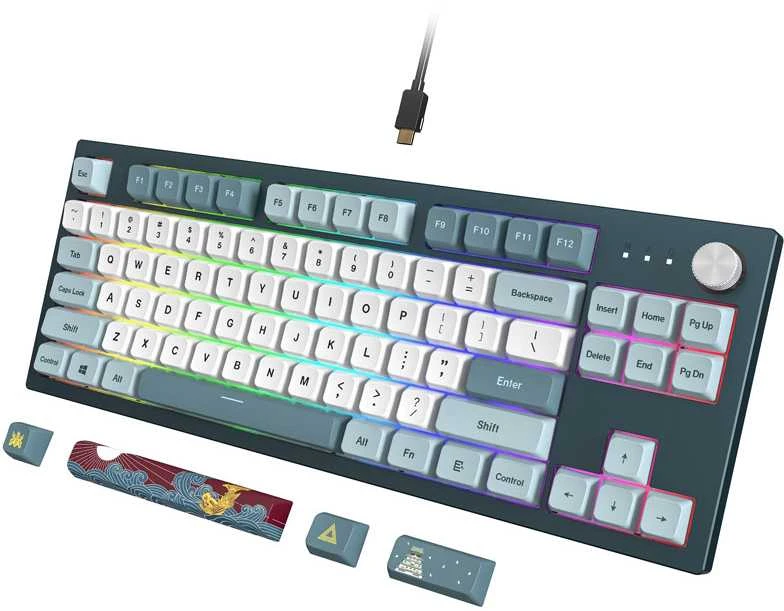Montech MKey TKL Freedom Klaviatūra žaidimams – GateronG Pro 2.0 Brown (US išdėstymas)
