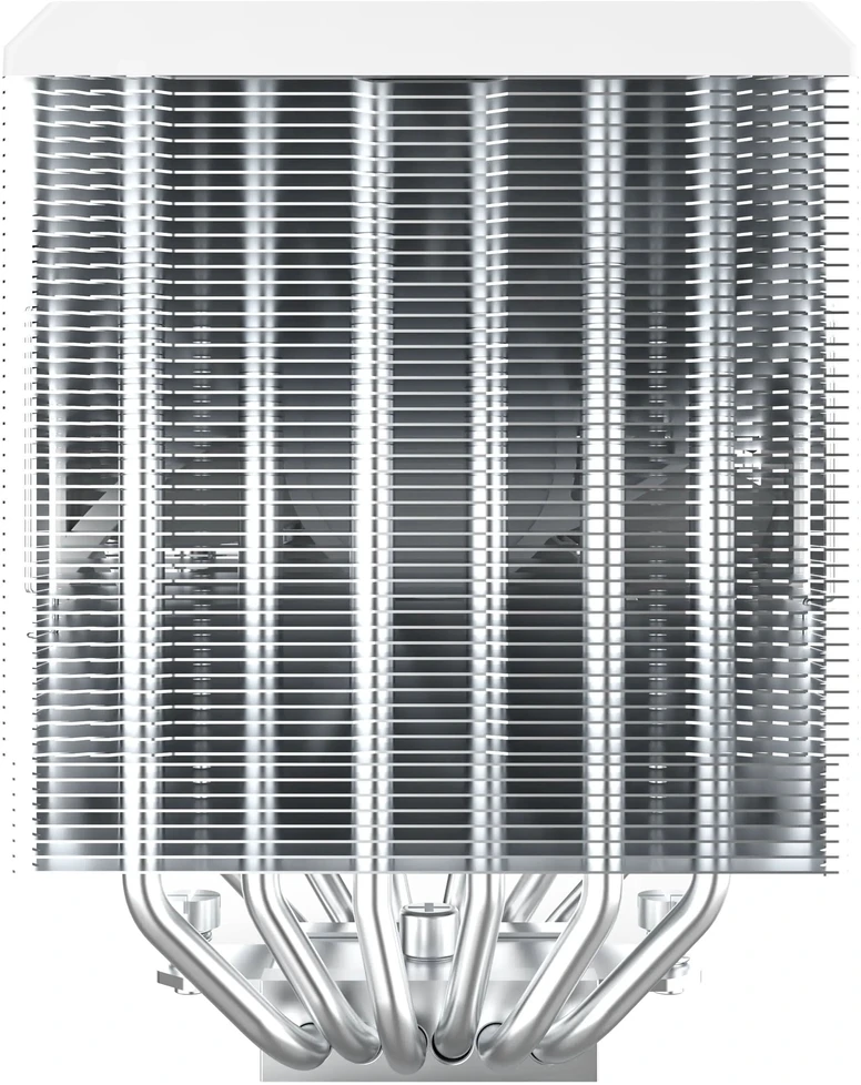 „Montech NX600“ procesoriaus aušintuvas, dvigubas bokštas – 2x 120 mm, baltas