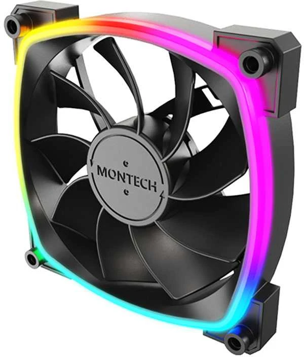 Montech RX120 reverse ventiliatorius su ARGB apšvietimu