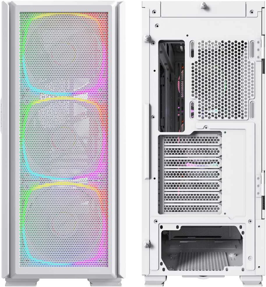 Montech SKY TWO GX Midi-Tower, grūdintas stiklas – baltos spalvos