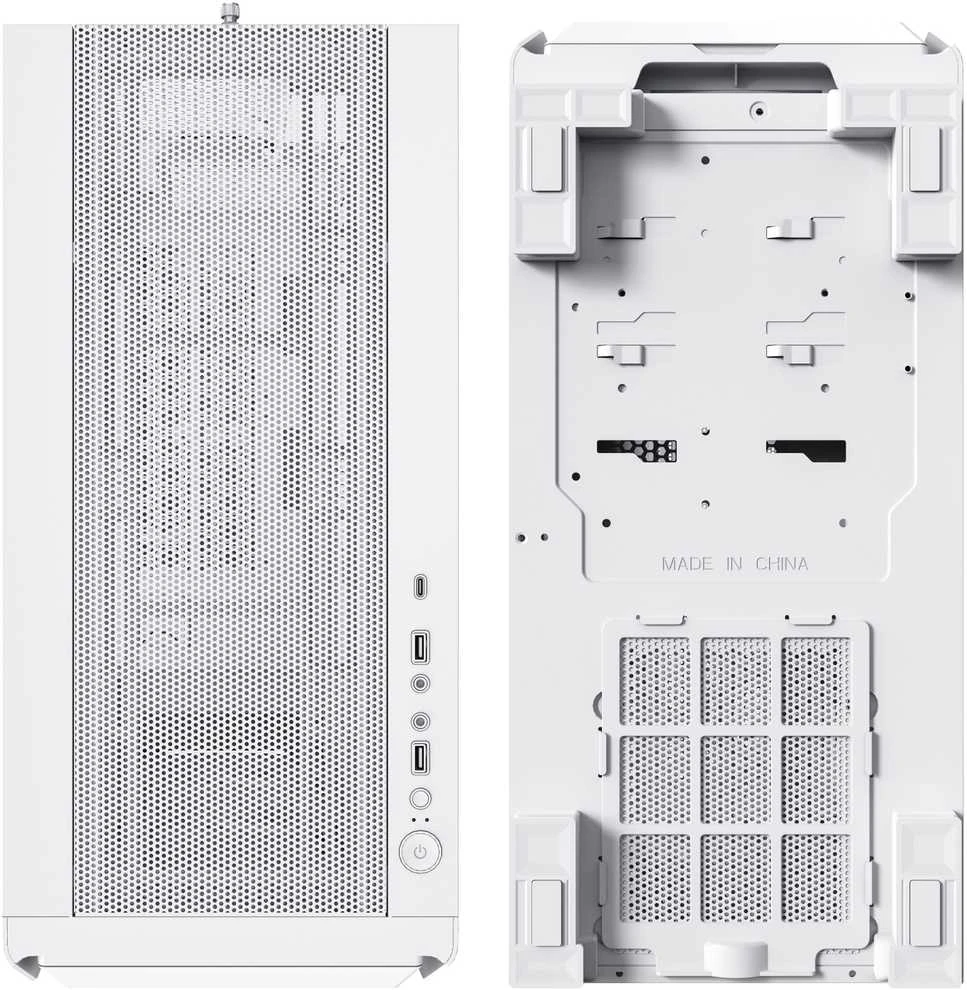 Montech SKY TWO GX Midi-Tower, grūdintas stiklas – baltos spalvos