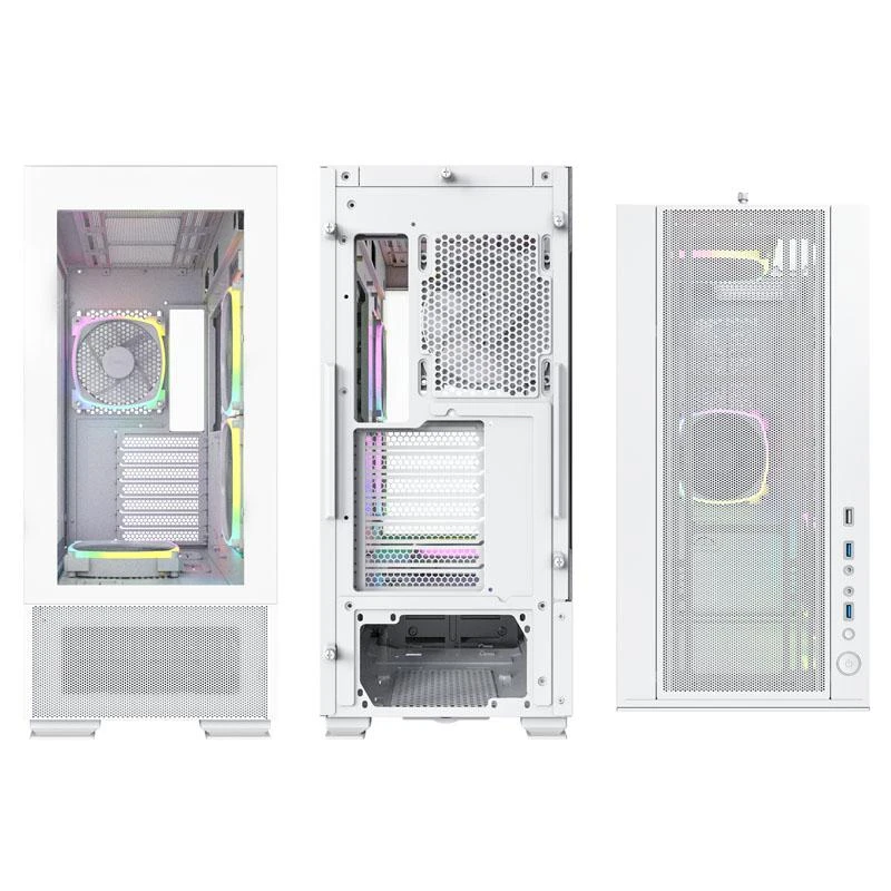 Montech SKY TWO, Midi-Tower - baltas