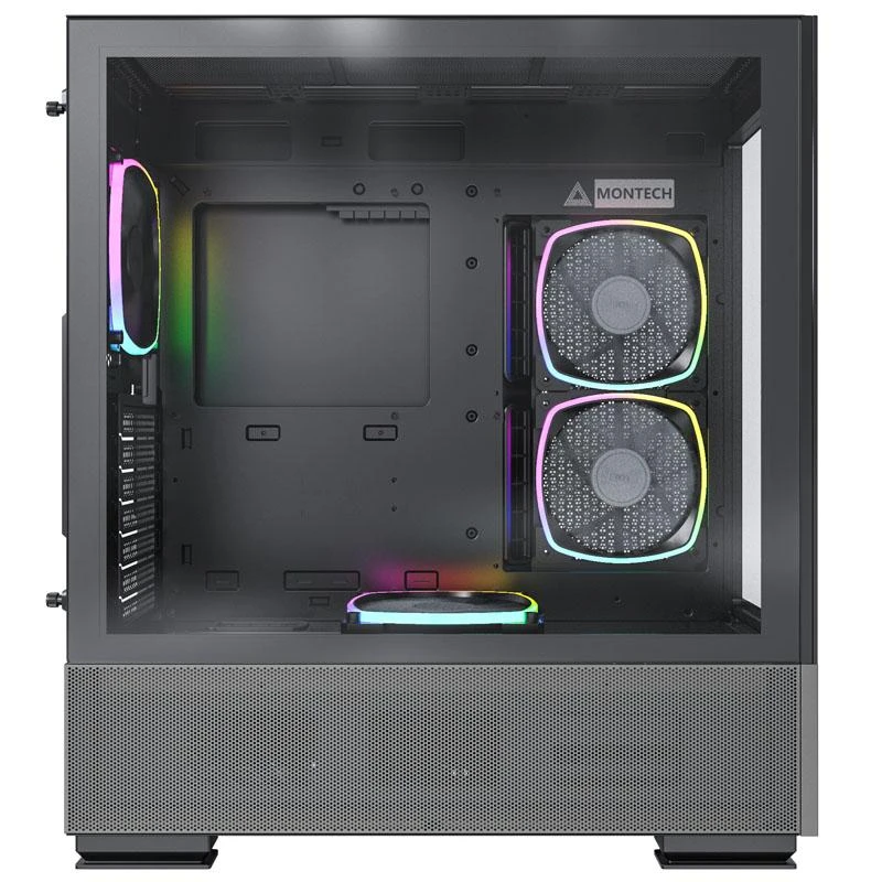 Montech SKY TWO, Midi-Tower - juodos spalvos