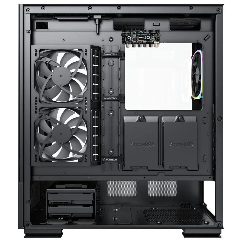 Montech SKY TWO, Midi-Tower - juodos spalvos