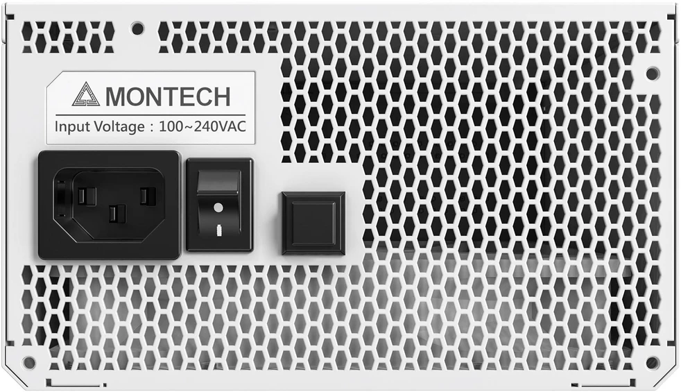 Montech Titan PLA 1000W – 80 PLUS & Cybenetics Platinum PSU, modular, PCIe 5.1 – 1000 Watt, baltos spalvos