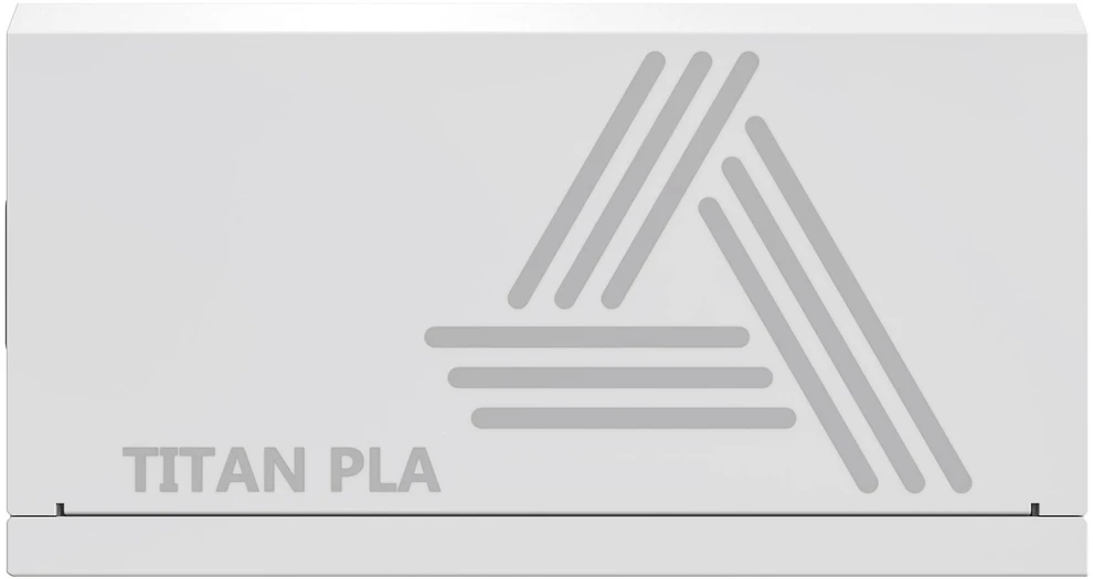 Montech Titan PLA 1000W – 80 PLUS & Cybenetics Platinum PSU, modular, PCIe 5.1 – 1000 Watt, baltos spalvos