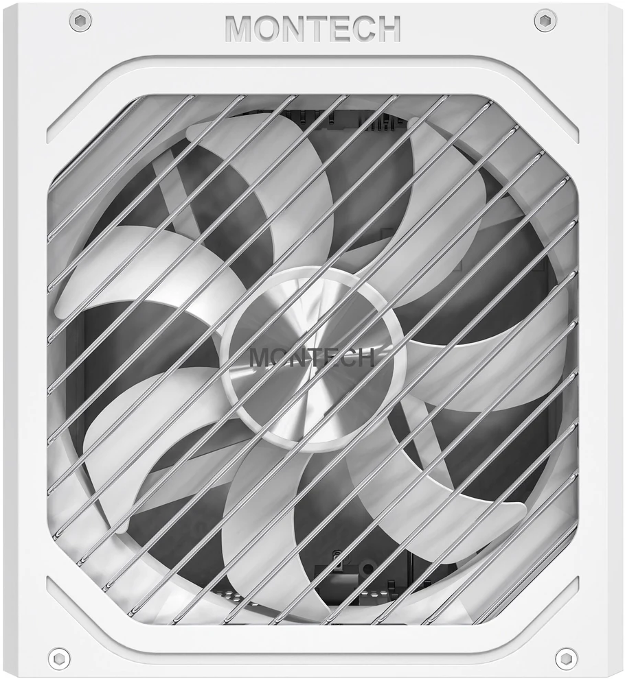 Montech Titan PLA 1200W – 80 PLUS & Cybenetics Platinum PSU, modular, PCIe 5.1 – 1200 Watt, baltos spalvos