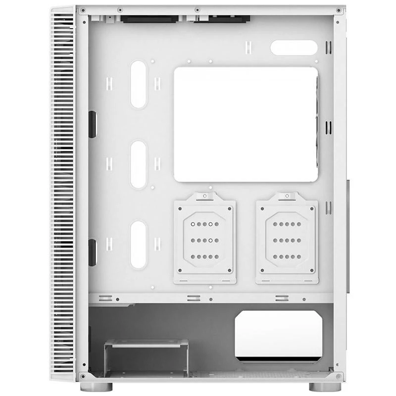 „Montech X3 Glass Midi-Tower“, RGB, grūdintas stiklas – baltos spalvos