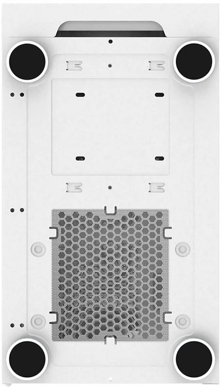 „Montech X3 Glass Midi-Tower“, RGB, grūdintas stiklas – baltos spalvos