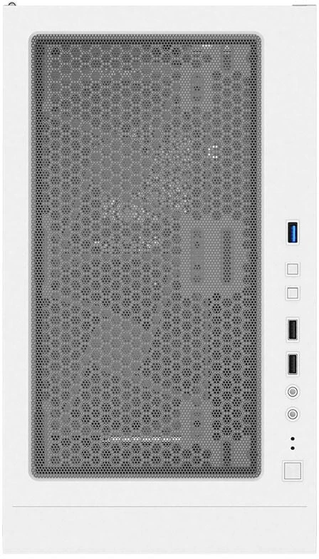 „Montech X3 Glass Midi-Tower“, RGB, grūdintas stiklas – baltos spalvos