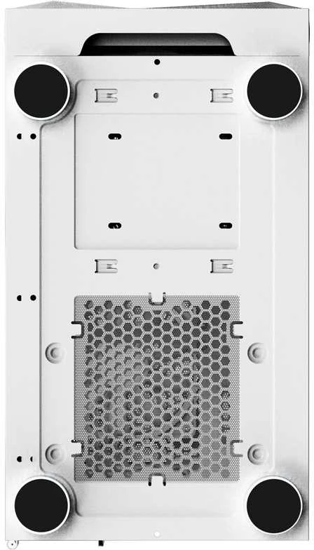 „Montech X3 Mesh Midi-Tower“, RGB, grūdintas stiklas – baltos spalvos