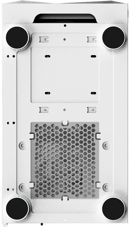 „Montech X3 Mesh Midi-Tower“, RGB, grūdintas stiklas – baltos spalvos