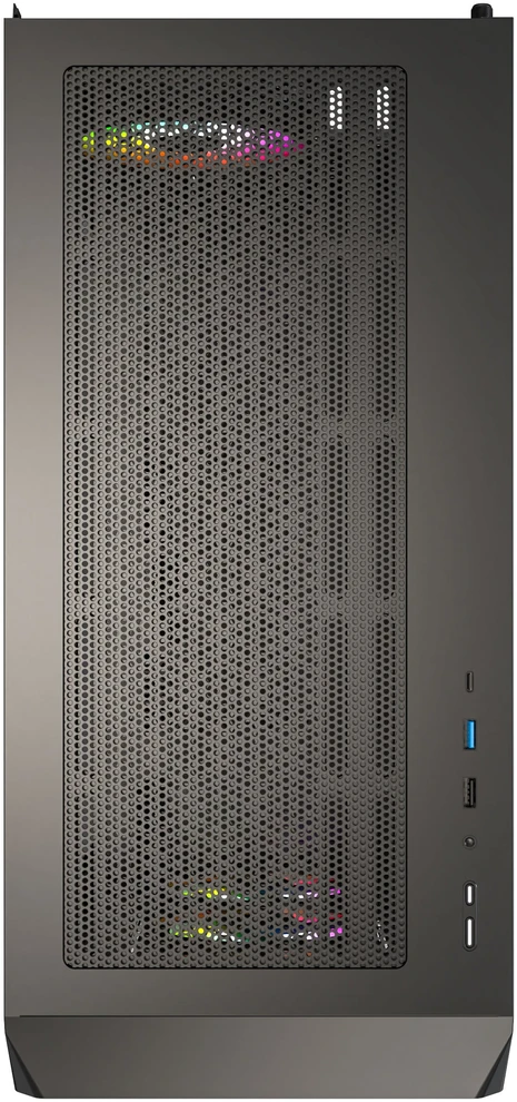 „Montech X5M“ kompiuterio korpusas, vidutinio dydžio bokštas, „Micro-ATX“, ARGB, grūdintas stiklas – Juodas