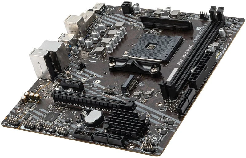 Pagrindinė plokštė MSI A520M-A PRO AM4 DDR4 1x M.2 4x SATA HDMI DVI-D M-ATX