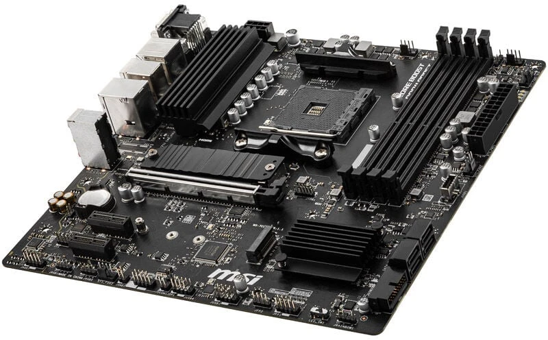 Pagrindinė plokštė MSI B550M PRO-VDH | AMD procesorių šeima | Procesoriaus lizdas AM4 | DDR4 | Atminties lizdai 4 | SATA jungčių skaičius 4 | Lustų rinkinys AMD B | Mikro ATX