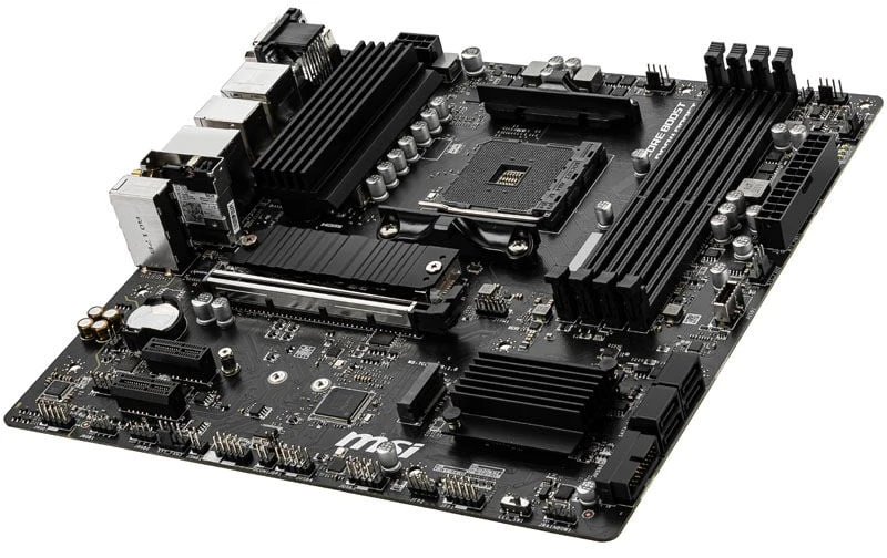 Pagrindinė plokštė MSI B550M PRO-VDH Wi-Fi | AMD procesorių šeima | Procesoriaus lizdas AM4 | DDR4 | Atminties lizdai 4 | SATA jungčių skaičius 4 | Lustų rinkinys AMD B | Mikro ATX