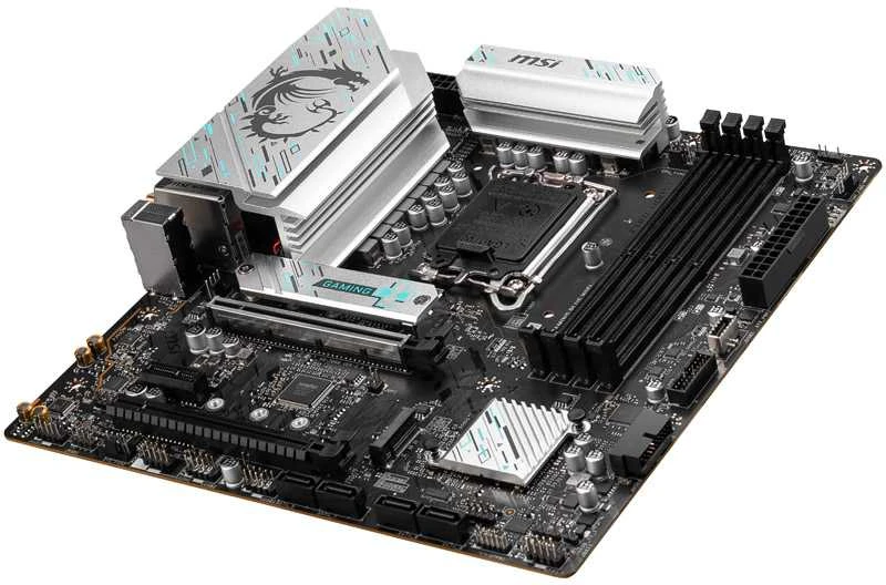 Pagrindinė plokštė MSI | B760M GAMING PLUS WIFI | Procesorių šeima Intel | Procesoriaus lizdas LGA1700 | DDR5 | Palaikomos standžiojo disko sąsajos SATA, M.2 | SATA jungčių skaičius 4