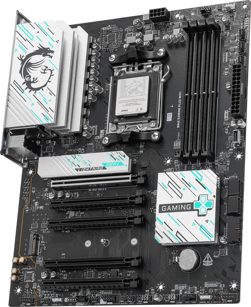 Pagrindinė plokštė MSI B840 GAMING PLUS WIFI