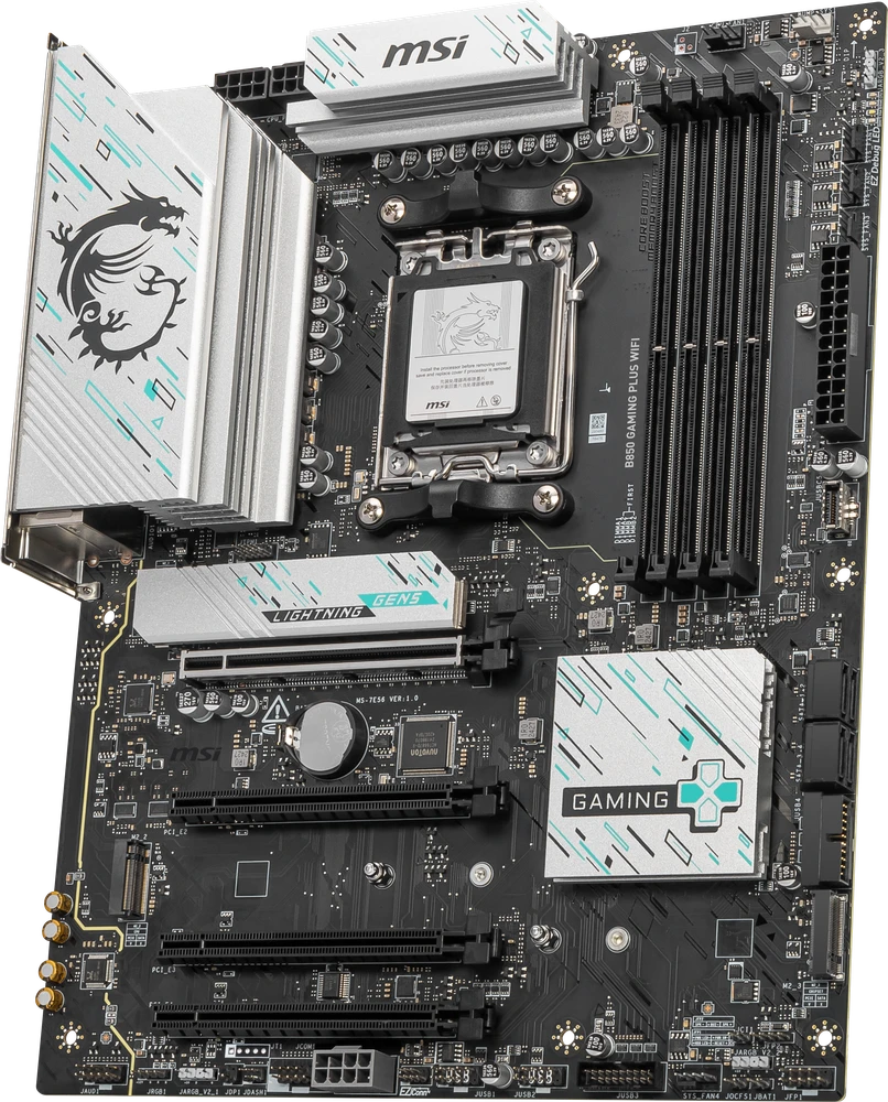 Pagrindinė plokštė MSI B850 GAMING PLUS WIFI
