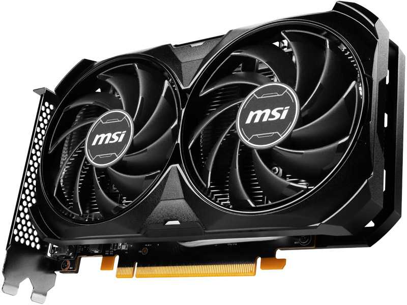 Vaizdo plokštė MSI GeForce RTX 4060 VENTUS 2X BLACK 8G OC