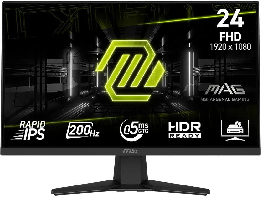 Monitorius MSI MAG 244F – 23,8 colio | Greitas IPS | FHD | 0,5 ms | 200 Hz