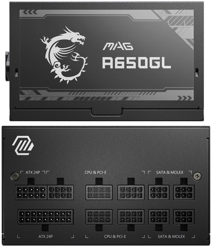 Maitinimo šaltinis MSI MAG A650GL / 80 Plus Gold / 650W