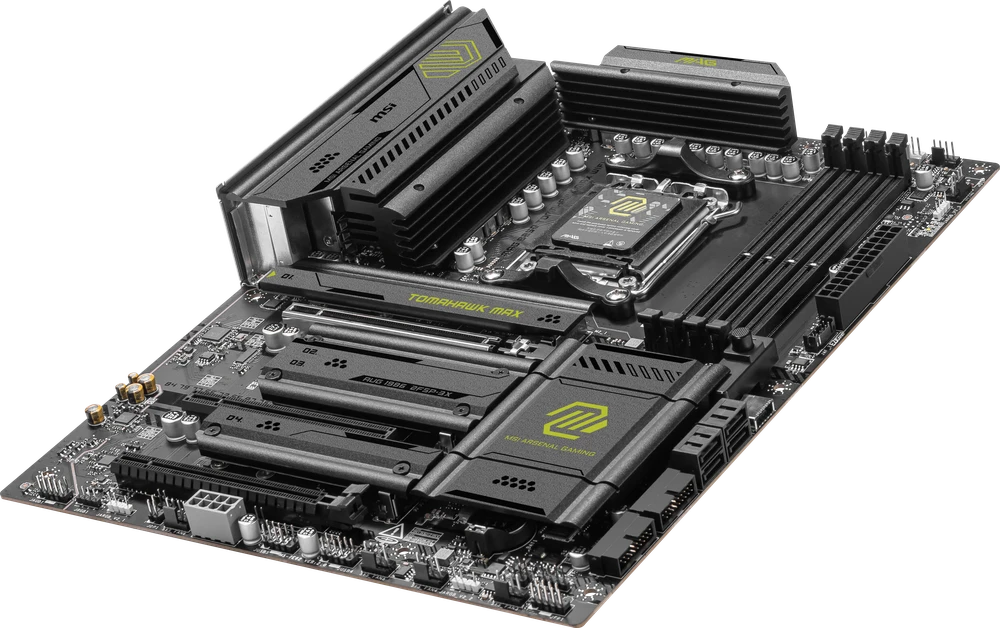 Pagrindinė plokštė MSI MAG B850 TOMAHAWK MAX WIFI | AMD B850 | SAM5 | ATX | Atmintis DDR5 | Atminties lizdai 4 | 3x PCI Express 16x | 4x M.2 | 1x HDMI