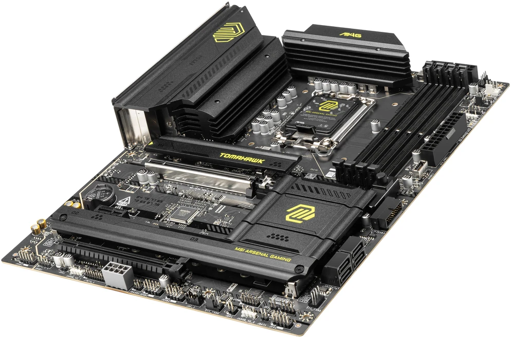 Pagrindinė plokštė MSI MAG B860 TOMAHAWK WIFI | Procesorių šeima Intel | Procesoriaus lizdas LGA1851 | DDR5 | Palaikomos standžiojo disko sąsajos SATA, M.2 | SATA jungčių skaičius 4