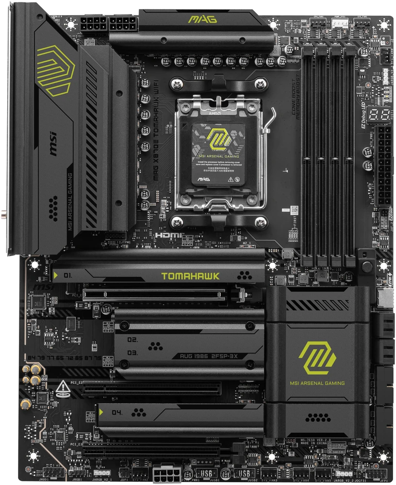 Pagrindinė plokštė MSI MAG X870E TOMAHAWK WIFI