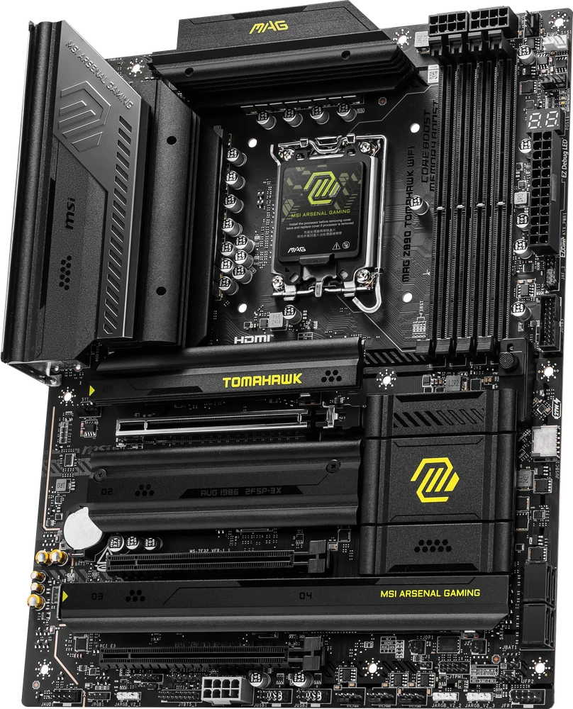Pagrindinė plokštė MSI MAG Z890 TOMAHAWK WIFI | Procesorių šeima Intel | Procesoriaus lizdas LGA1851 | DDR5 UDIMM | Palaikomos standžiojo disko sąsajos SATA, M.2 | SATA jungčių skaičius 4