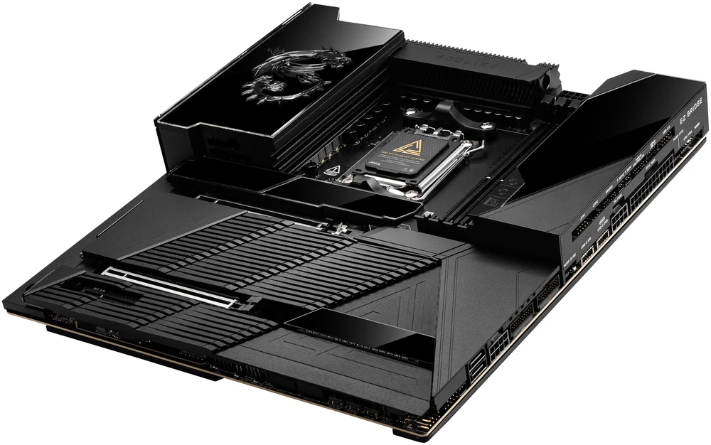 Pagrindinė plokštė MSI MEG X870E GODLIKE | Procesorių šeima AMD | Procesoriaus lizdas AM5 | Palaikomos standžiojo disko sąsajos SATA, M.2 | SATA jungčių skaičius 4