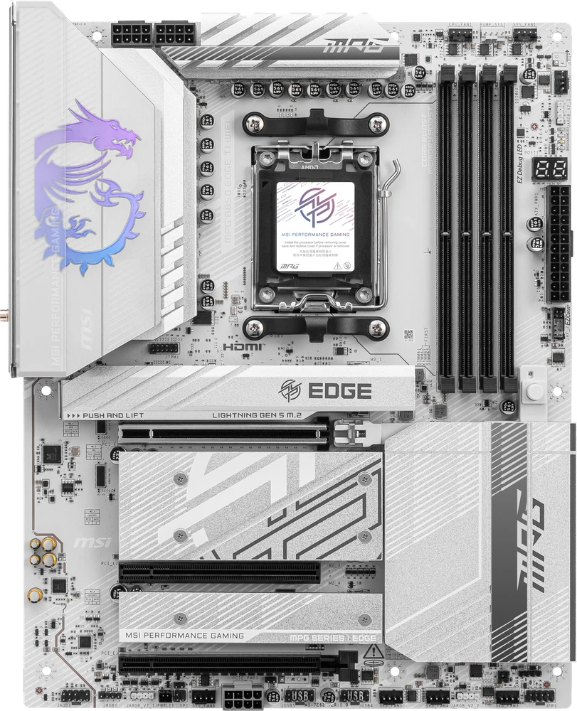 Pagrindinė plokštė MSI MPG B850 EDGE TI WIFI