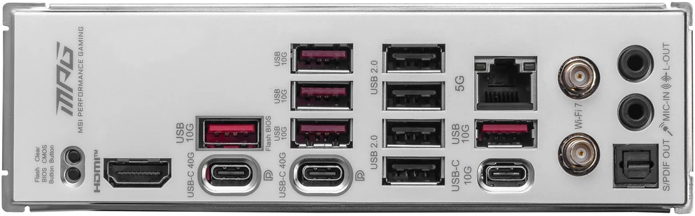 Pagrindinė plokštė MSI MPG X870E EDGE TI WIFI