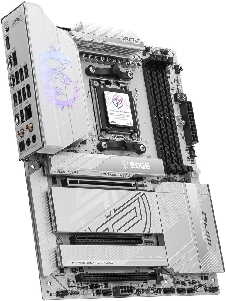 Pagrindinė plokštė MSI MPG X870E EDGE TI WIFI
